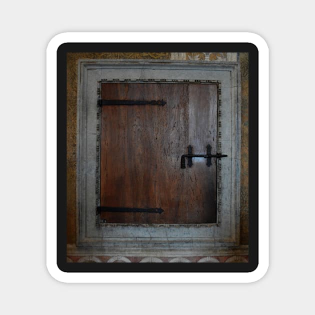 A Hatch Door in Palazzo Ducale, Mantua, Italy Magnet by IgorPozdnyakov