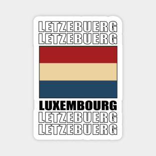 Flag of Luxembourg Magnet