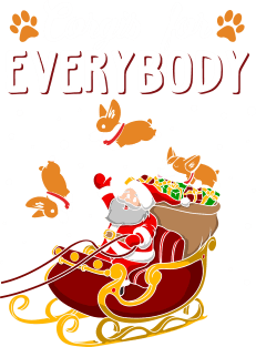 Corgis For Everybody Christmas Sweater Magnet