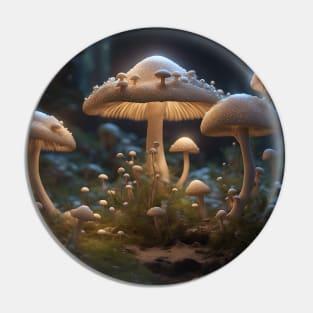 Fantasy Mushroom Cottagecore Pin