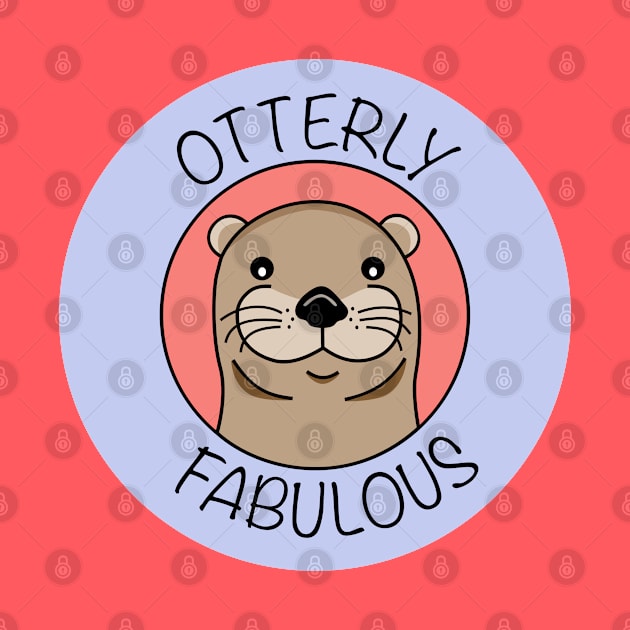 Otter Illustration Funny Pun by IndigoLark