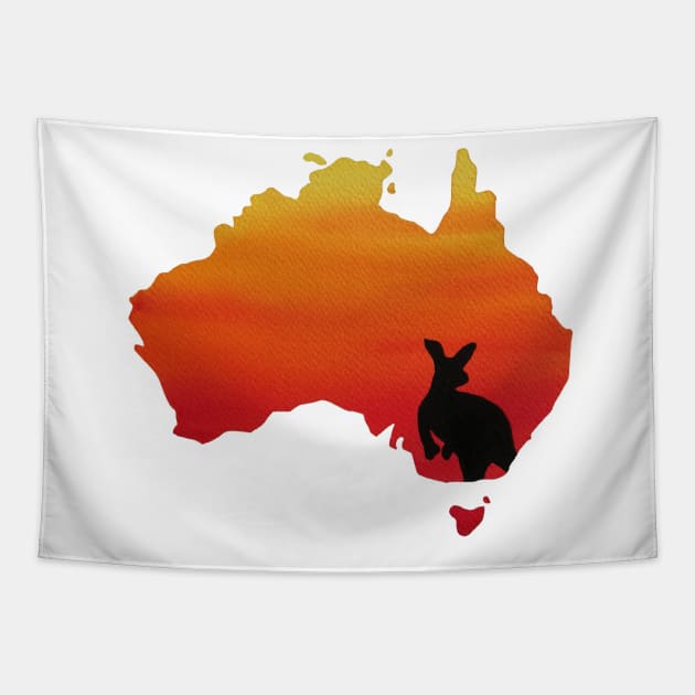 Australia Tapestry by RosanneCreates