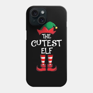 Cutest Elf Matching Family Christmas Cute Phone Case