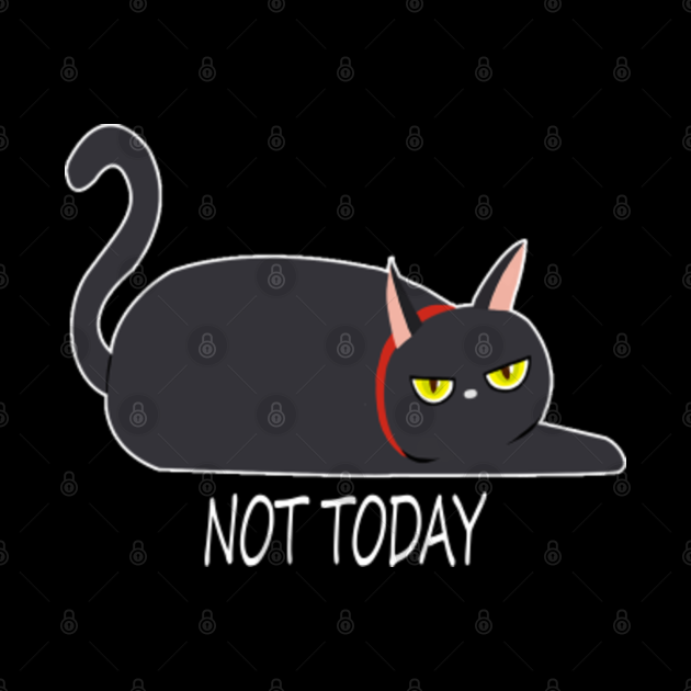 Not Today Cat - Not Today Cat - Mask | TeePublic