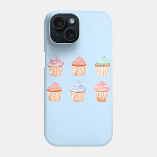 Watercolor Cupcakes Phone Case