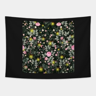 Fireflies & Flowers Tapestry