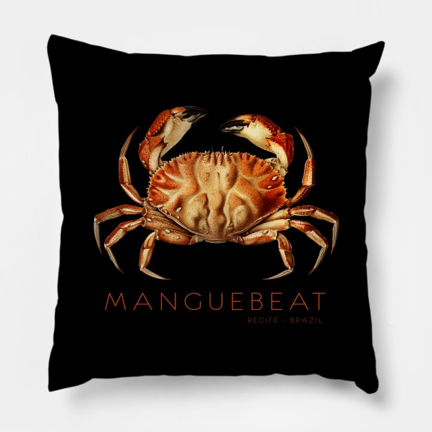 Manguebeat - Recife - Brazil Pillow by TambuStore