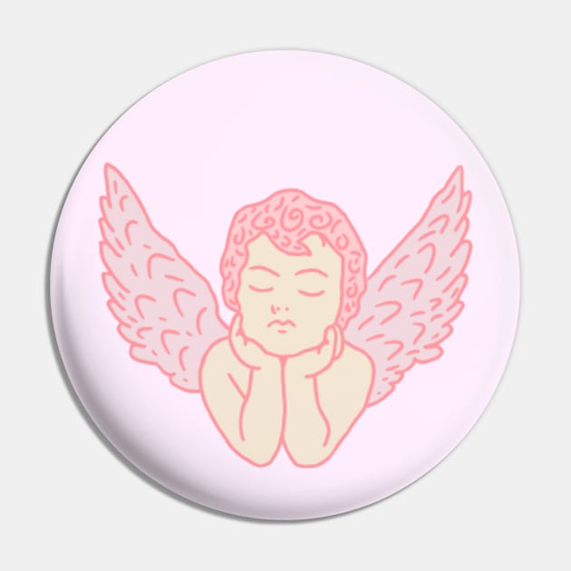 Sleeping Angel Pin by KalipsoArt