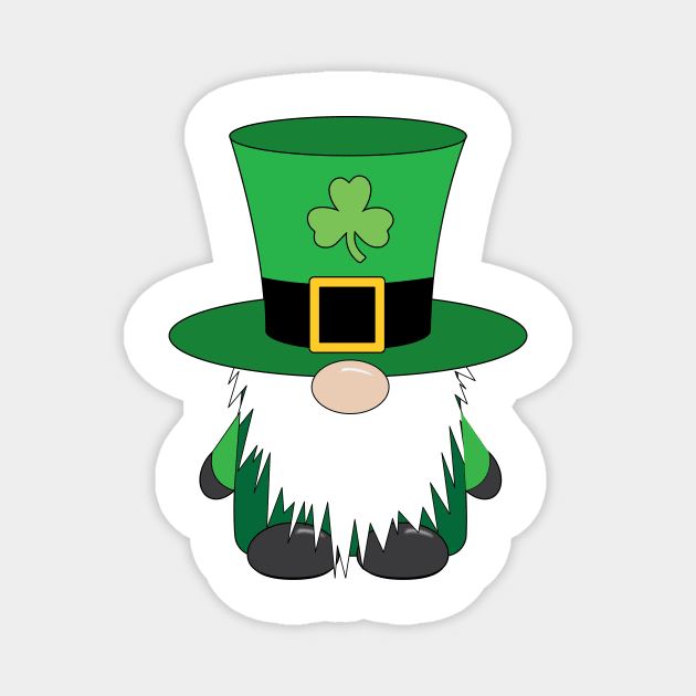 Funny St. Patrick's Day Gnome Magnet by KevinWillms1