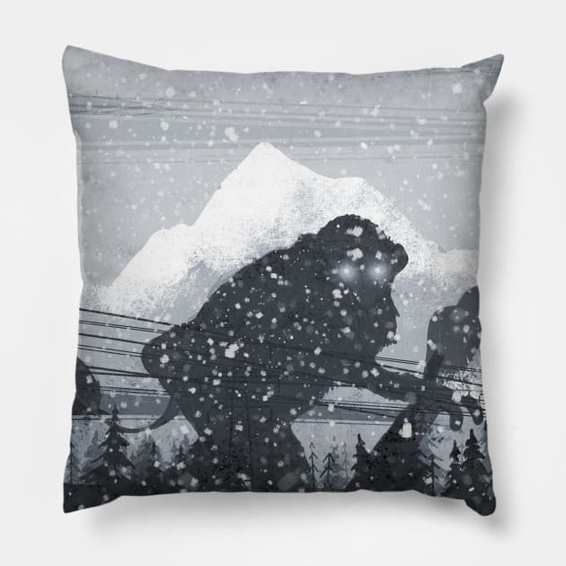 The Troll Pillow by KatherineBlowerDesigns