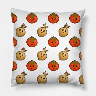 Cute Tomato And Onions Pillow