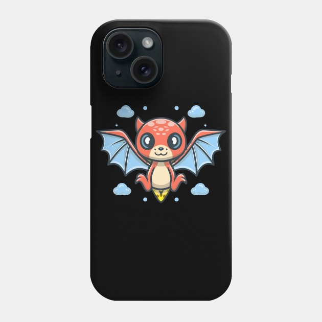 Cute baby pterodactyl Phone Case by Spaceboyishere