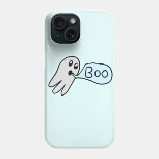 Badly drawn ghost Phone Case