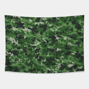 GREEN CAMO DESIGN, PATTERN Tapestry