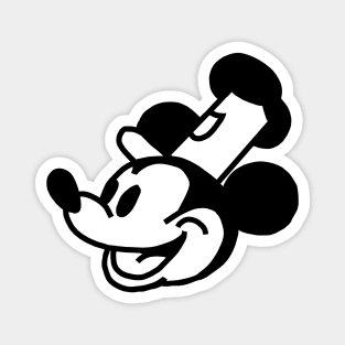 Steamboat Willie Portrait Magnet