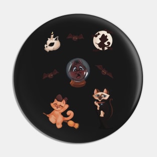 Meoween stickers 1 Pin