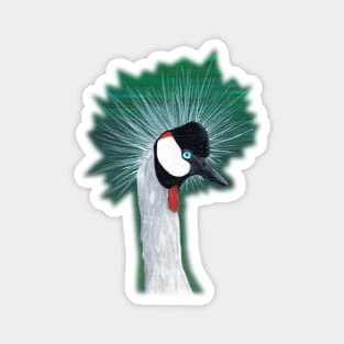 Crowned crane Magnet