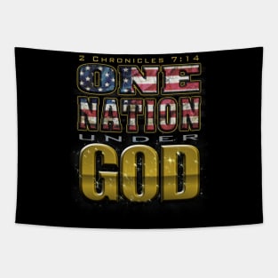 One Nation Under God - 2 Chronicles 7:14 Tapestry