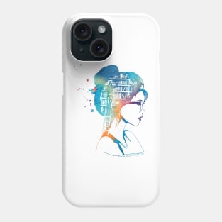 A Girl Who Loves Books Color Phone Case