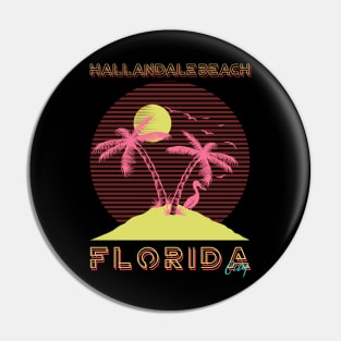 Hallandale Beach Florida Pin