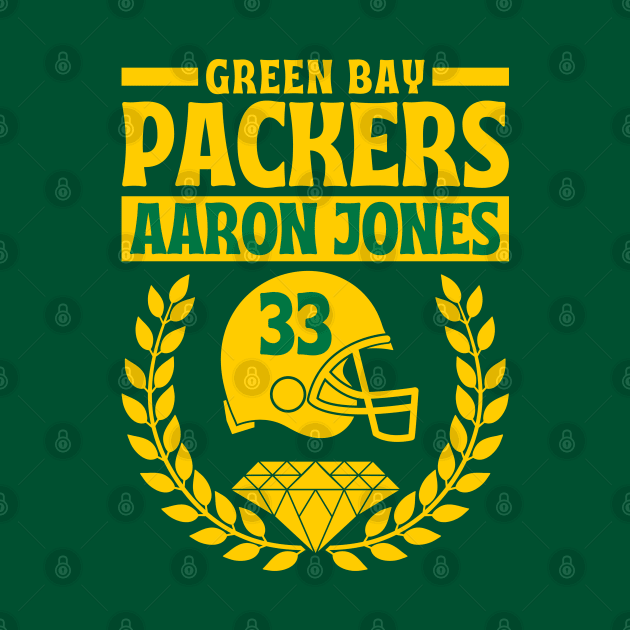 Green Bay Packers Aaron Jones 33 American Football by Astronaut.co