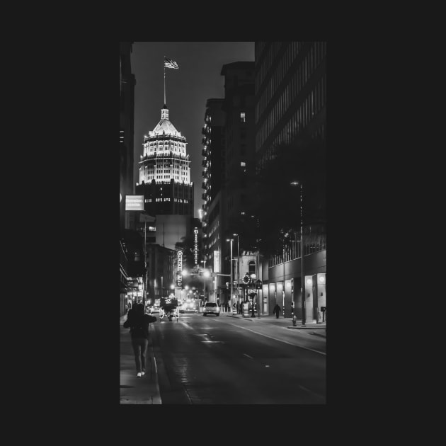 San Antonio Texas Downtown Nightscape by Robtography