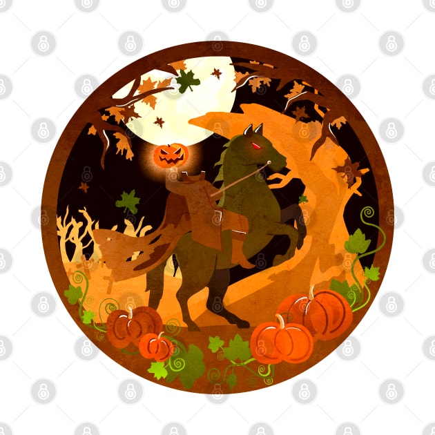 Jack-o'-lantern Sleepy hollow Halloween by enchantedrealm