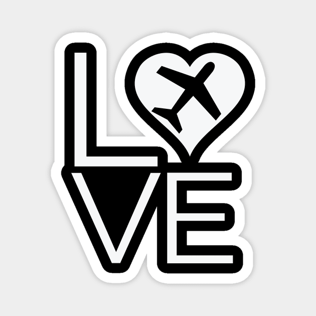 Love Planes Magnet by Korry