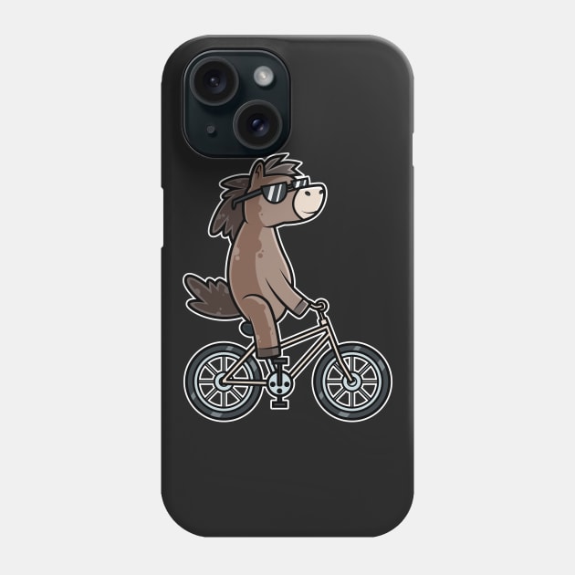 Horse Bicycle Cyclist Cycling design Phone Case by theodoros20