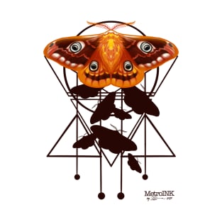 Geometric Moths T-Shirt