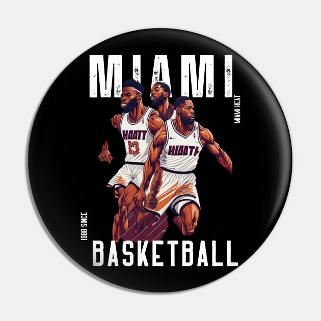Miami heat basketball  vector graphic design Pin by Nasromaystro