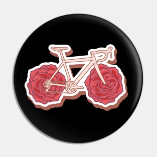 Rose Bike Pin