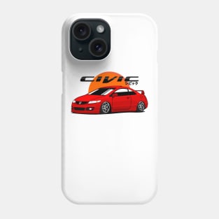 Civic SI red candy Phone Case