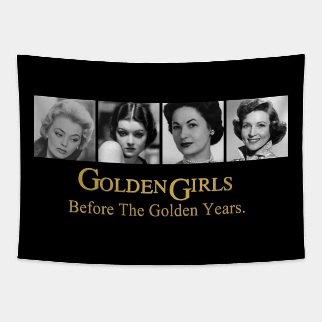 Christmas golden girls Tapestry by iniandre