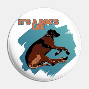 It's a dog's life Pin