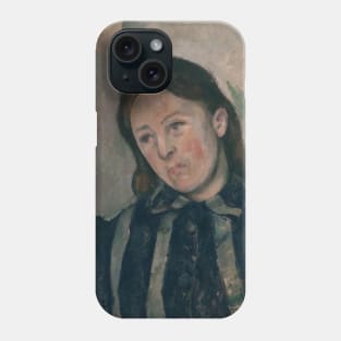 Portrait of Madame Cezanne by Paul Cezanne Phone Case