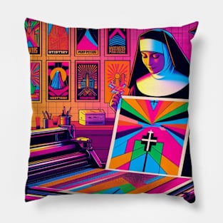 Sister Corita Kent - The Screen-printing nun Pillow