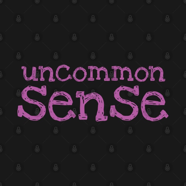 Uncommon Sense by NeverDrewBefore