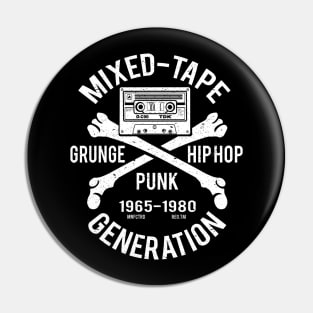 Gen-X Mixed Tape Gen Pin