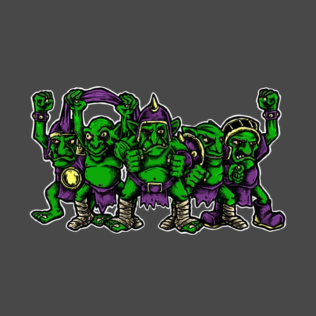 Fantasy Football Goblin Team - Purple by Spevna