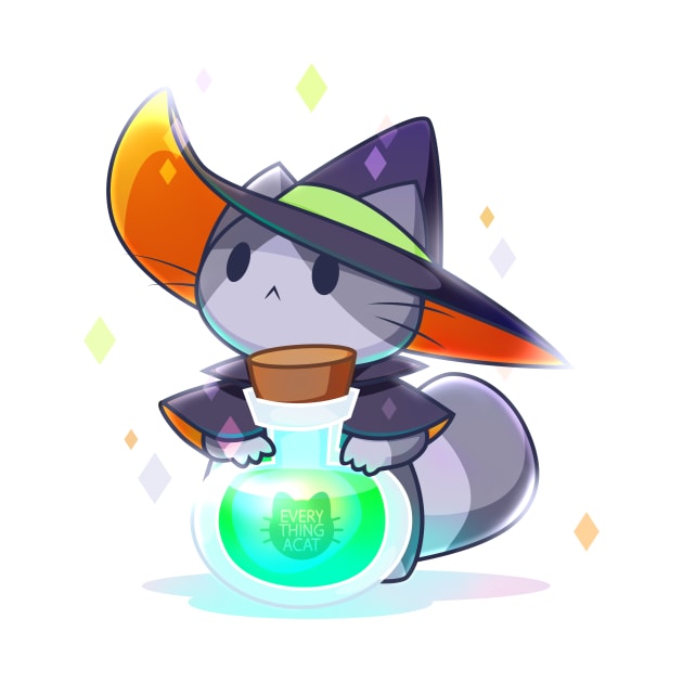 Potion Mage by Everything A Cat