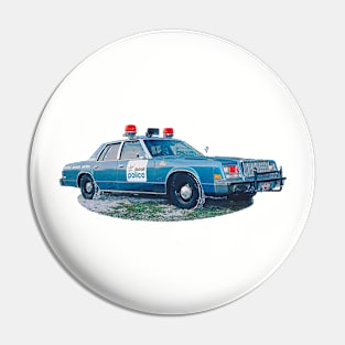 Retro Detroit Cop Pin