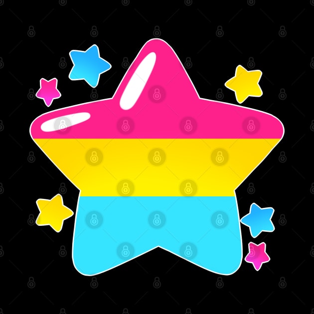 LGBTQ+ Pride Flag Stars - Pansexual by leashonlife