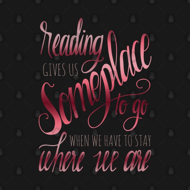 READING GIVES US by Catarinabookdesigns