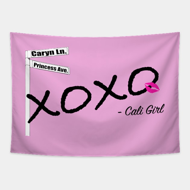 XOXO - Cali Girl Tapestry by carynln