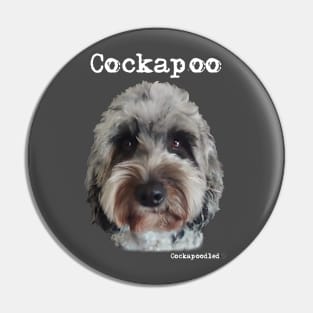 Merle Cockapoo / Spoodle and Doodle Dog Pin