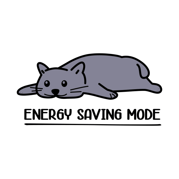 energy saving mode cat by Rentgen