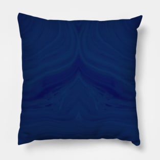 Deep Blue Marble Background Abstract Pattern Pillow