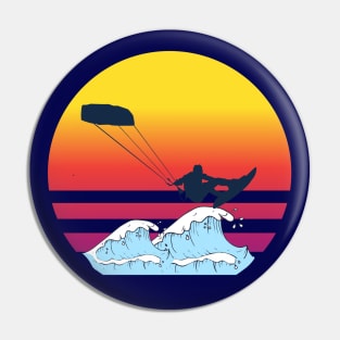 kitesurfer Pin