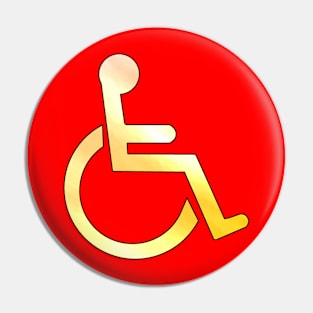 Whelchair Sign Pin